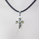 Small Cross - Stella-Black Suedine - 1